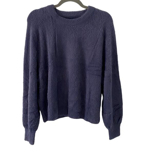 Aerie Women's Flurry Fuzzy Crew Neck Pullover Sweater S Small New - Picture 1 of 7